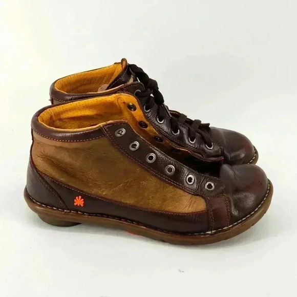 ART ANKLE LEATHER BOOTS - Picture 3 of 7